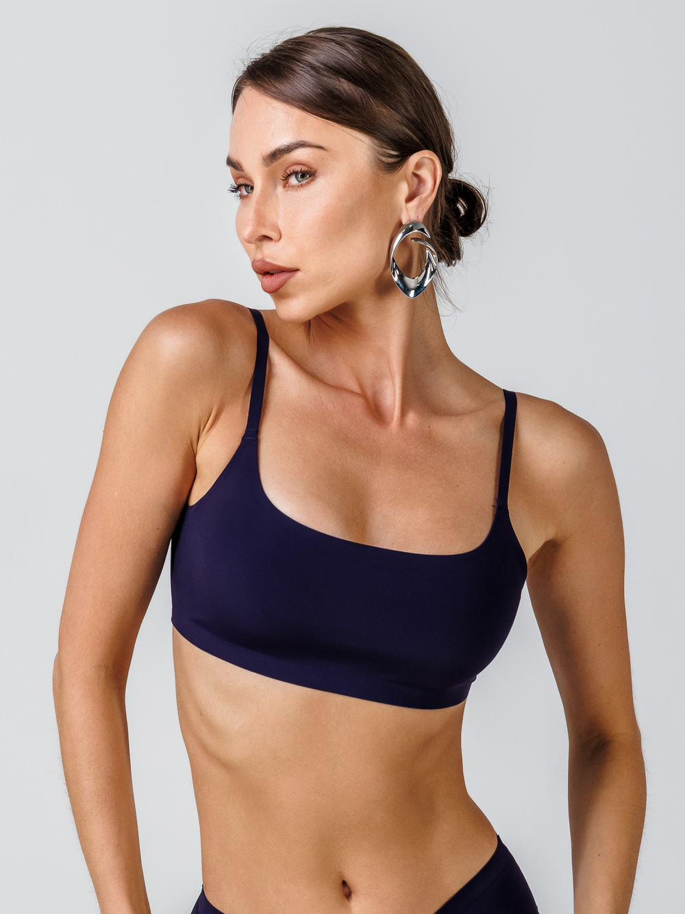 Топ цвет синий размер L