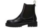 FERRAGAMO GANCINI Short Chelsea Boots Women"s Black