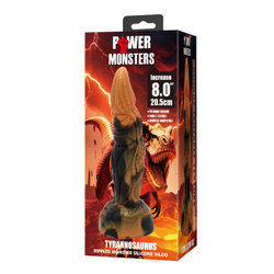 Power Monsters Tyrannosaurus - Фаллоимитатор на присоске, 20,5 см