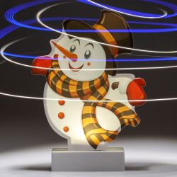 Светодиодная новогодняя фигура ЭРА EGNDS-08 Снеговичок 1 LED