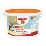КРАСКА ВД-АК ALPINA СТИЛЬНАЯ ИНТЕРЬЕРНАЯ БАЗА 3, ПРОЗРАЧНАЯ 2,35Л / 3,74КГ