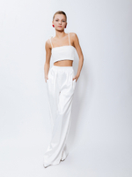 Брюки Chill Satin White