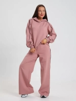 Костюм спортивный летний с брюками палаццо