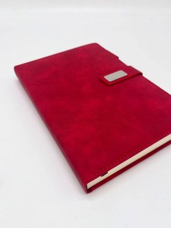 Блокнот А5 в линейку 170 л красный (8412-6)