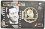ИТАЛИЯ, 2022, 5 ЕВРО [БИМЕТАЛЛ]