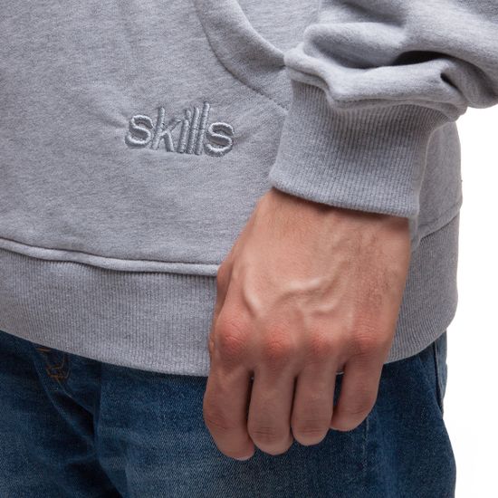 Толстовка SKILLS Mask FW16 Grey Melange