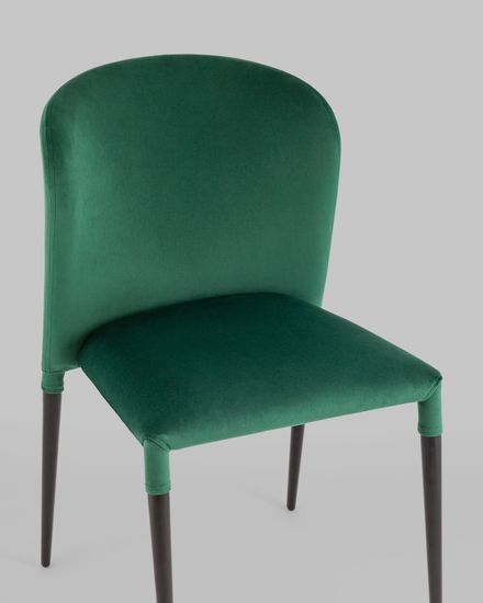Стул Лори велюр зелёный