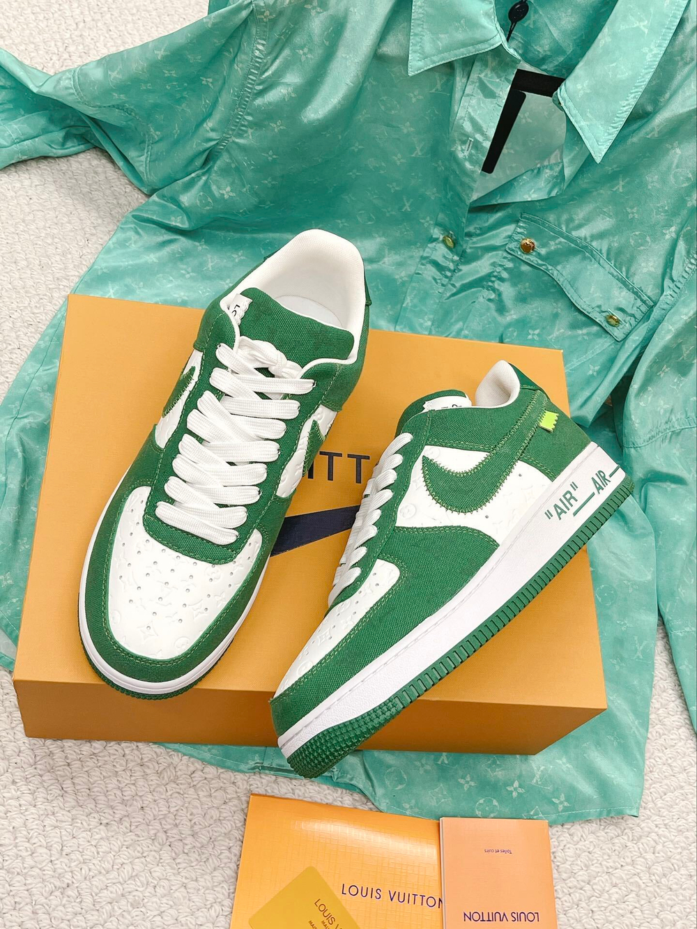 Louis Vuitton and Nike Air Force