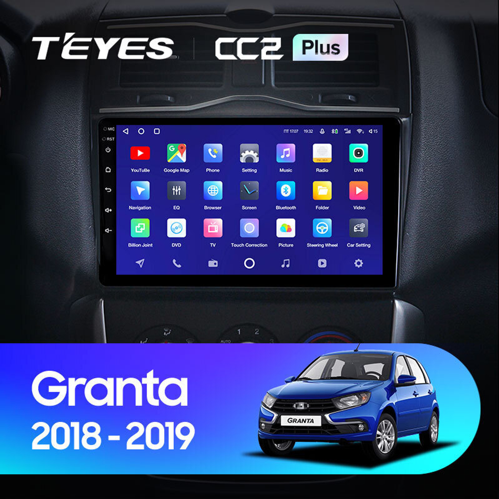 Teyes CC2 Plus 9" для LADA Granta 2018-2019