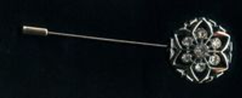 Декор/Брошь женская/К4324 св.никель