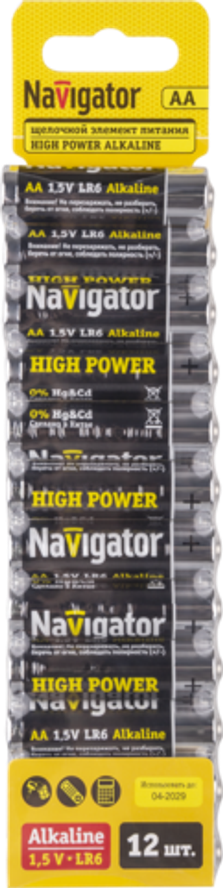 Элемент питания Navigator 93 175 NBT-NPE-LR6-BP12