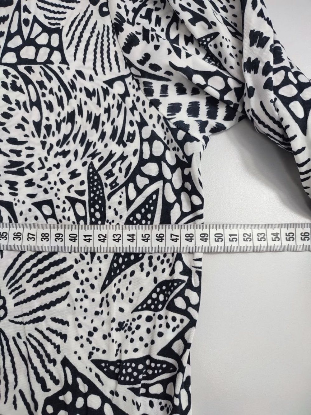 Блуза с принтом 46 размер