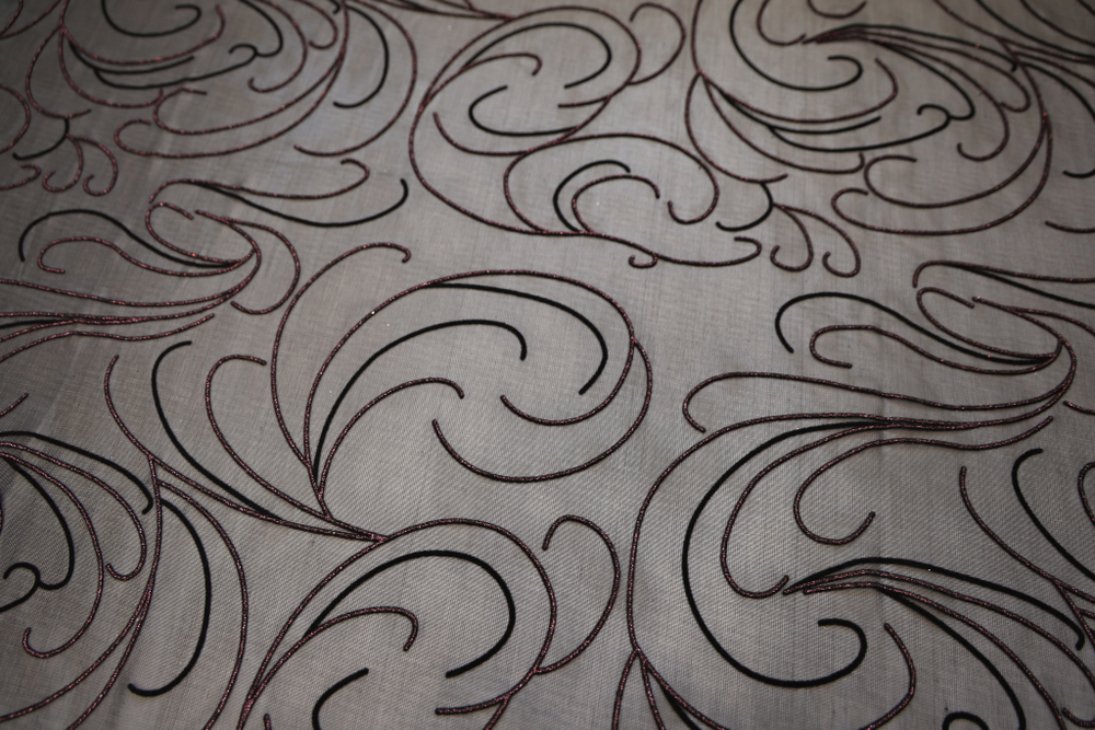 Шифон вышивка