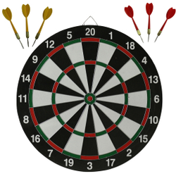 Дартс двухсторонний 15" средний 15767
