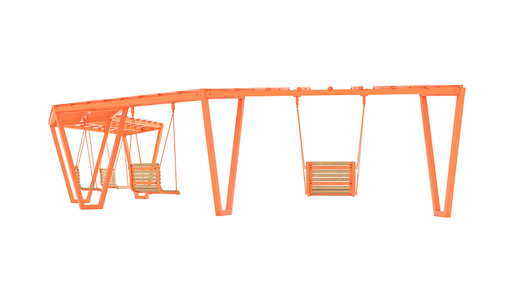 Навес с качелями SK00233