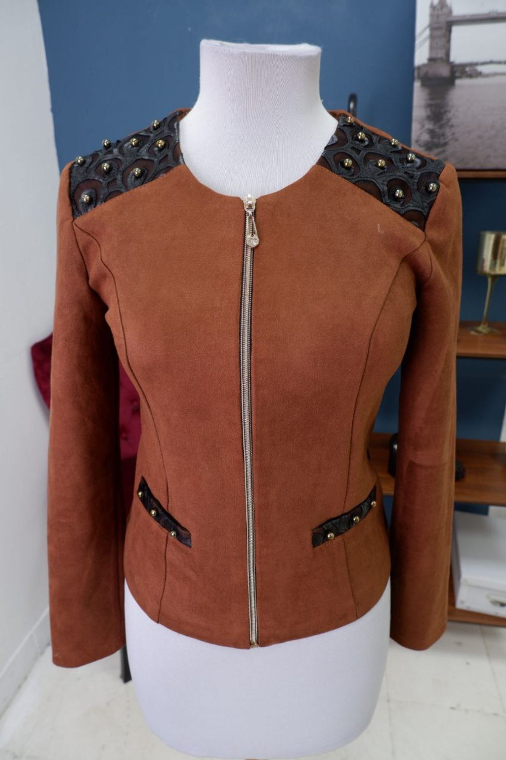 Жакет на молнии 44-46 размер