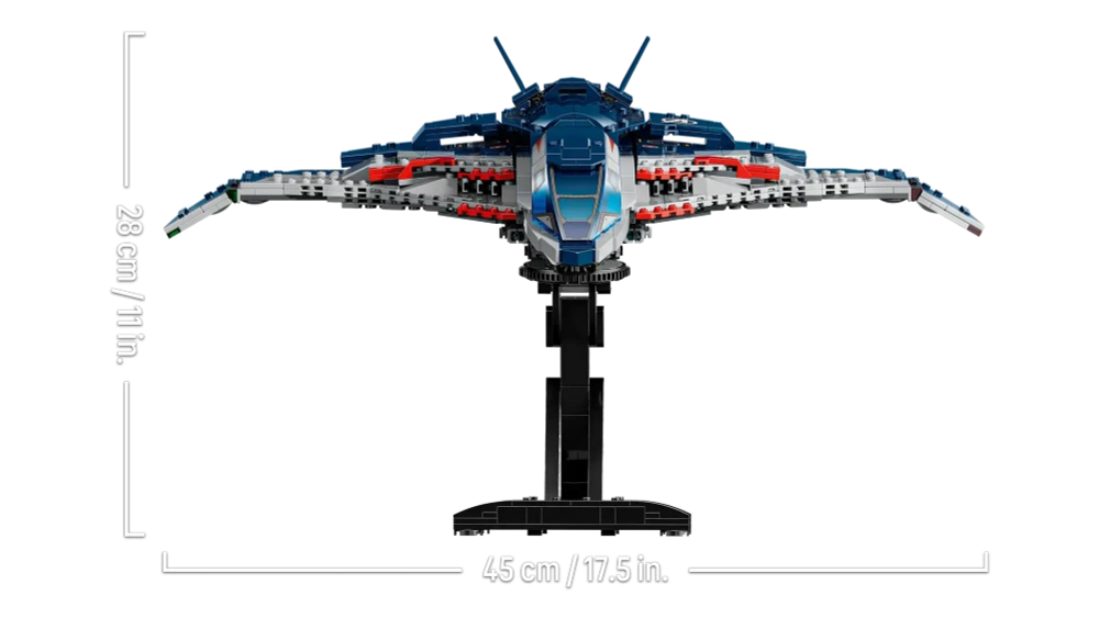 Конструктор LEGO Marvel 76325 Квинджет Мстители: Эра Альтрона