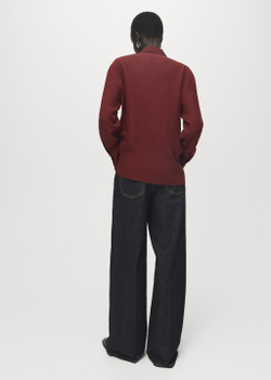 Рубашка из лиоцелла с потайными пуговицами