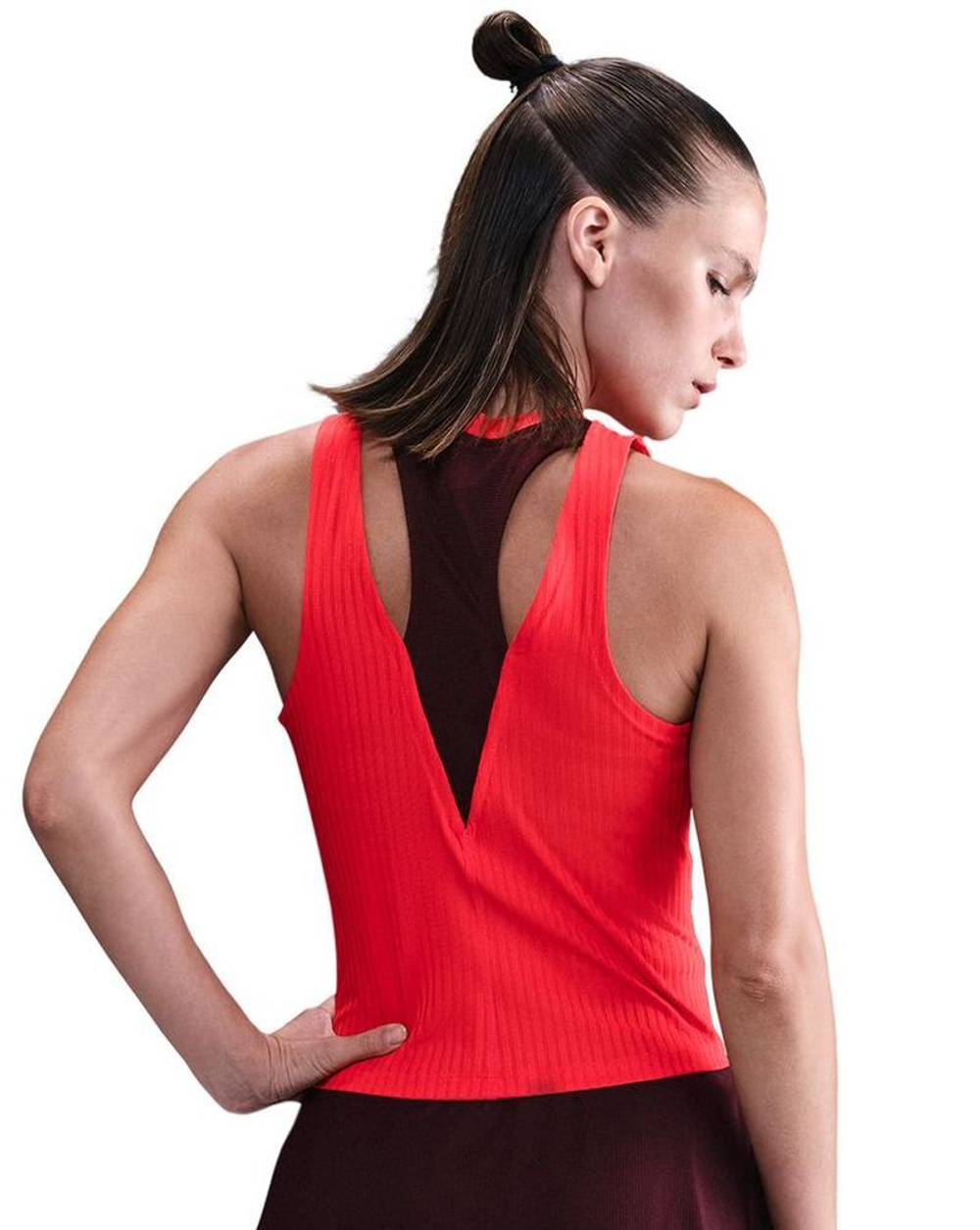 Топ теннисный Nike Court Dri-Fit Slam - light crimson/burgundy crush/light crimson