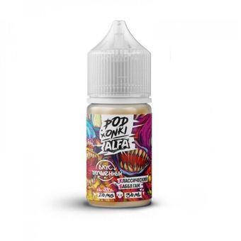 Жидкость PODONKI ALFA VAPE NEW Salt 2% ULTRA 30 ml - Классический Бабл Гам