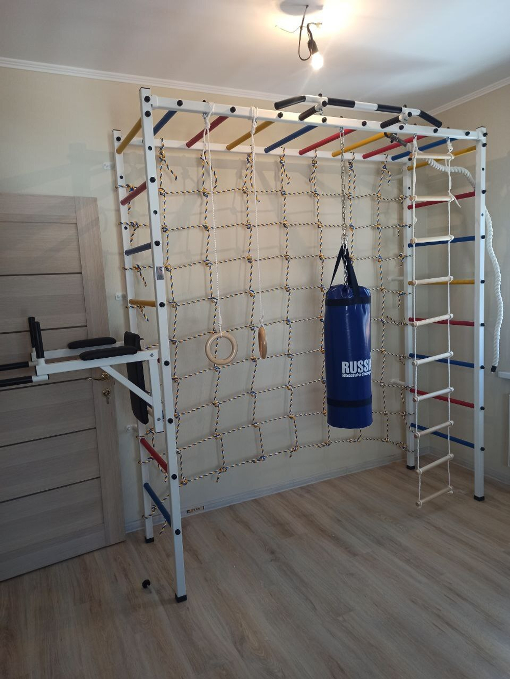 Монтаж спортивного комплекса Sv Sport П в бетонные, кирпичные стены