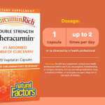Natural Factors, CurcuminRich®, Theracurmin®, 60 мг, 120 вегетарианских капсул