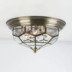 Citilux Витра-1 CL442530 Люстра потолочная витражная Бронза