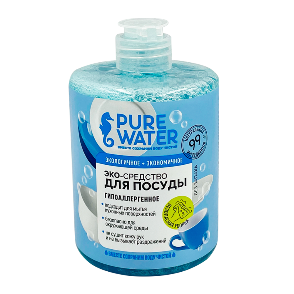 Средство для мытья посуды Pure Water "Аромафри" без запаха 0,5 л