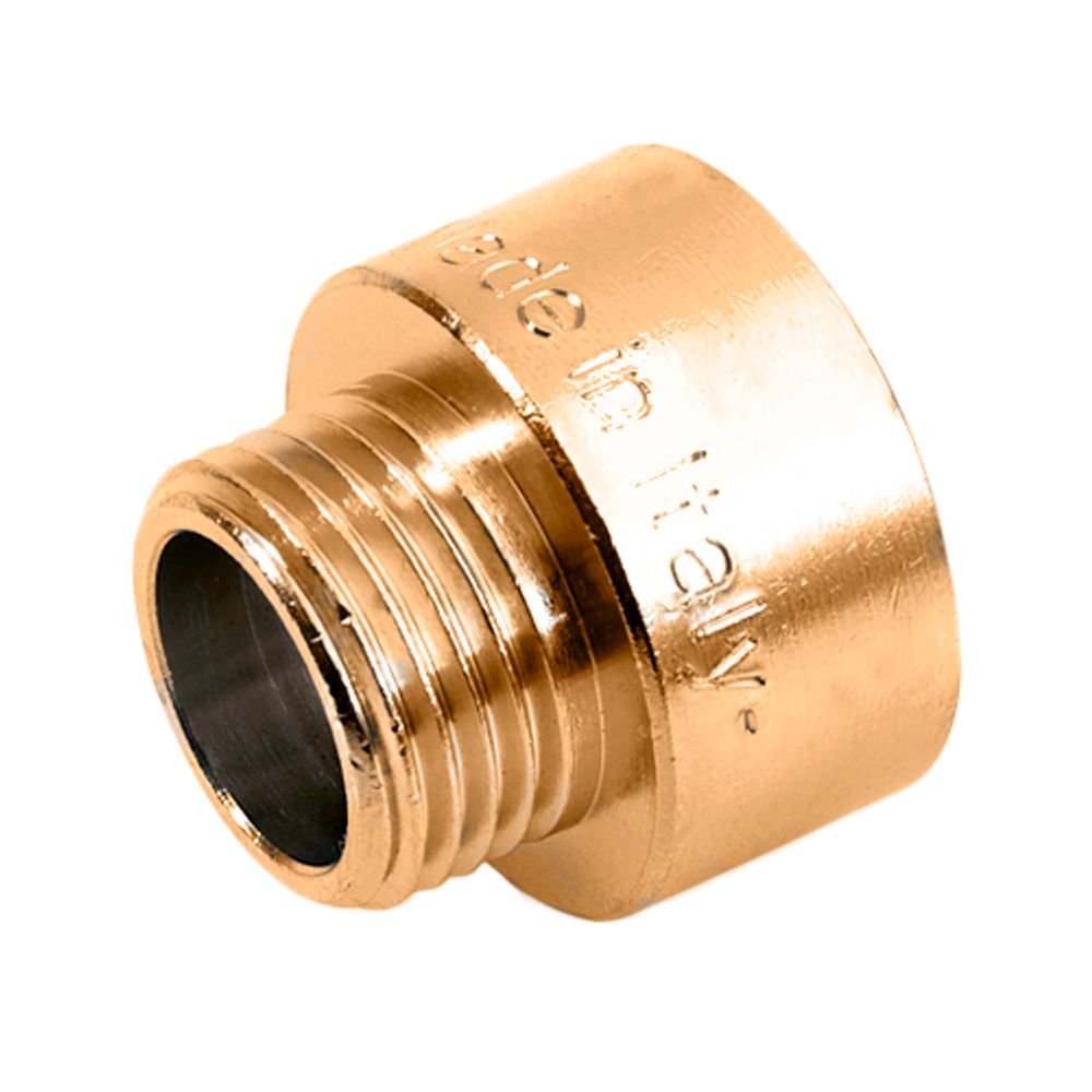 Переходник латунный с внутренней резьбой на наружную STOUT - 1/2&quot; x 1/4&quot;