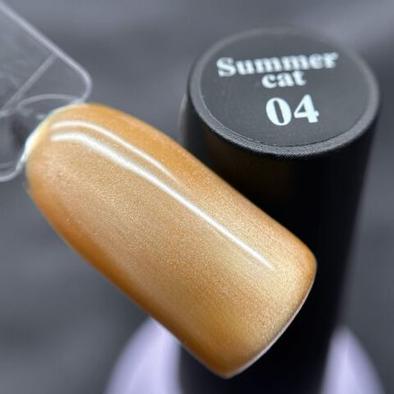 SoLa Гель-лак Summer Cat 04 Кошачий глаз, 10мл