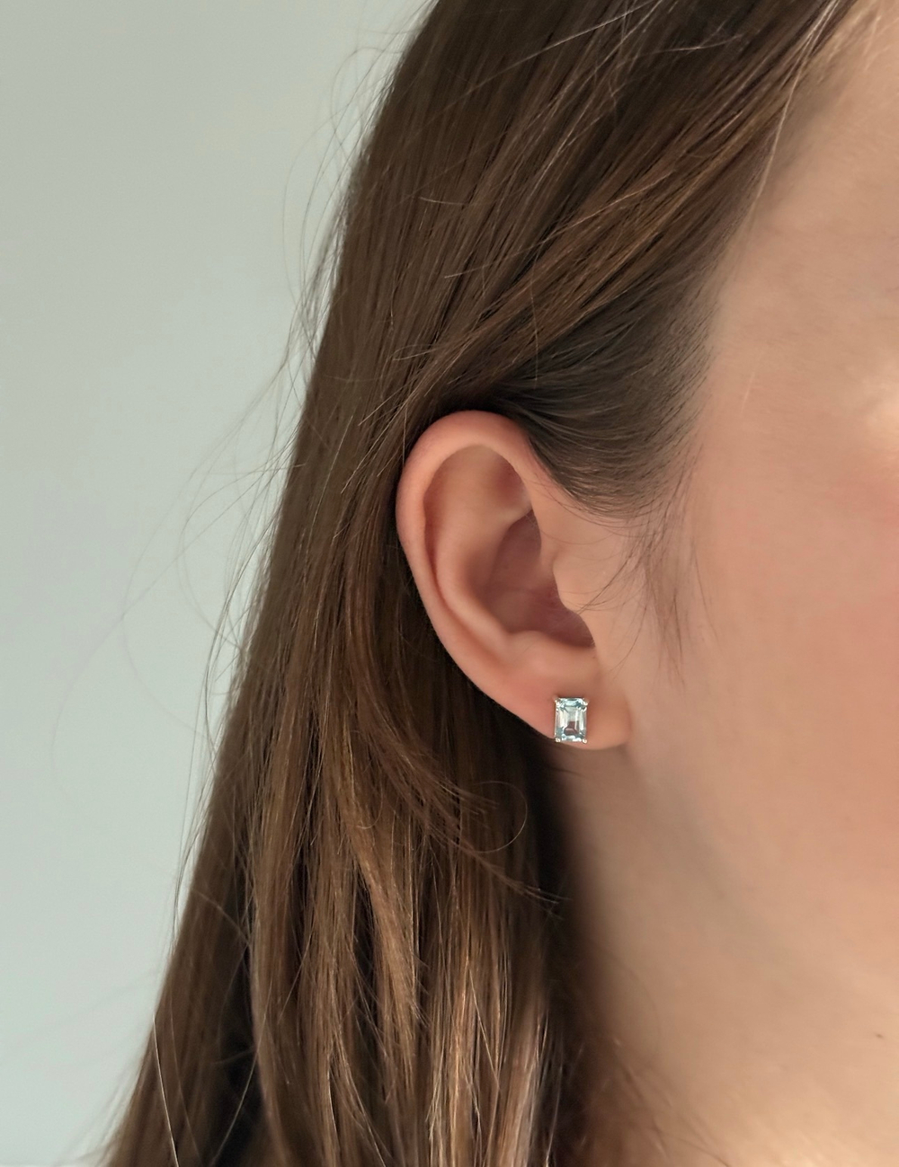 серьги еще ярче с голубым топазом