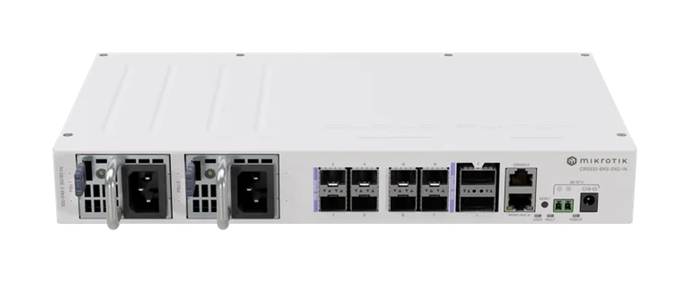 MikroTik CRS510-8XS-2XQ-IN управляемый коммутатор