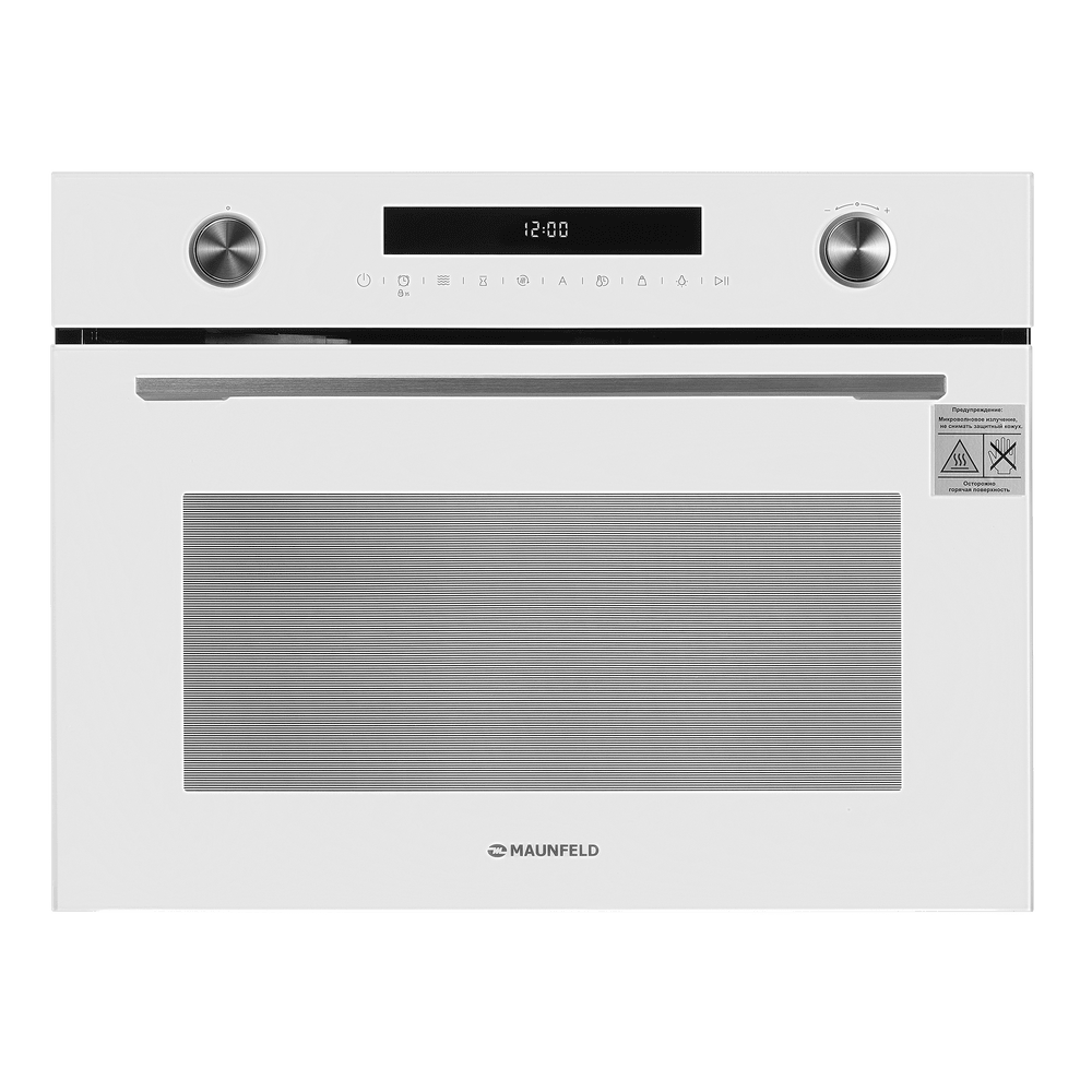 Компактный духовой шкаф с функцией СВЧ MAUNFELD MCMO5015MFW