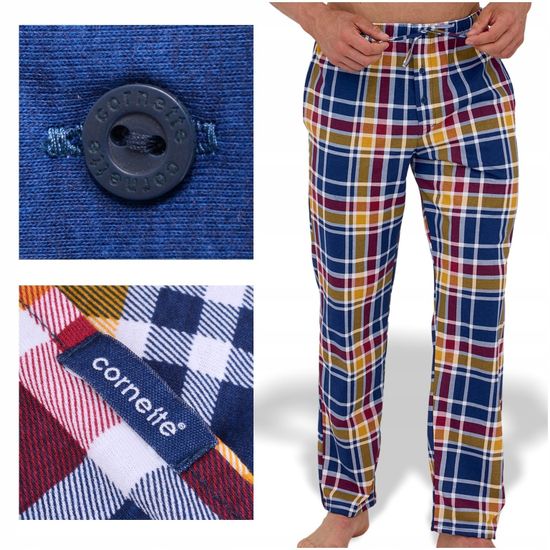 Брюки домашние мужские в клетку Cornette 691/53