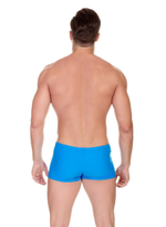 Однотонные мужские боксеры для плавания (Размер: XXL) (Цвет: темно-синий)