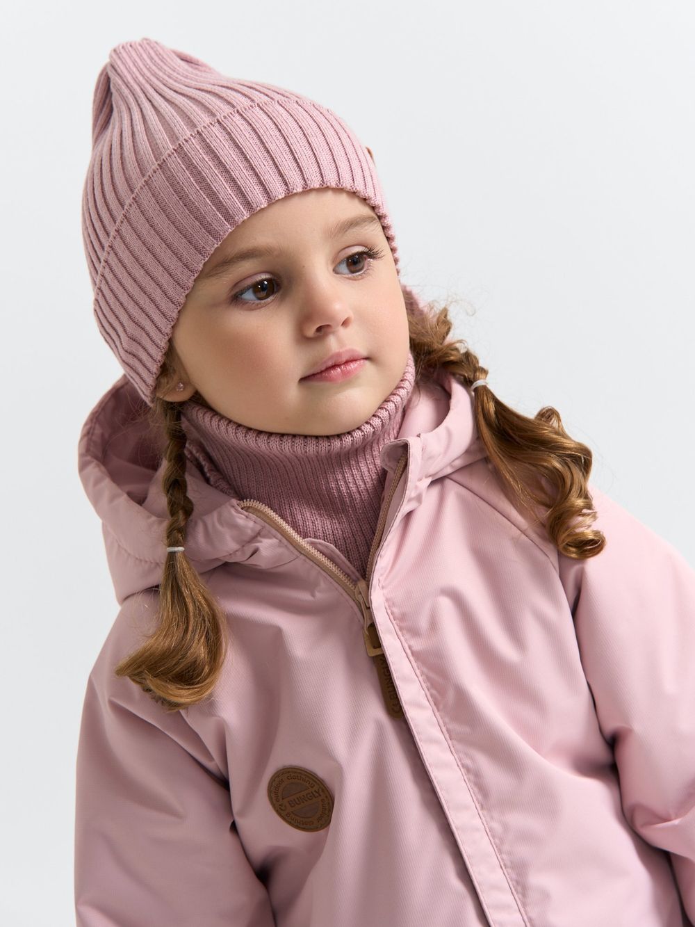 Шапка хлопковая однослойная "Пудра" 0+