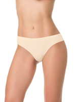 Нейлоновые трусики-бразилиана (Размер: L) (Цвет: бежевый)
