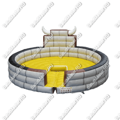 Надувной батут для аттракциона Родео "Рога и копыта", 5*5*3 м