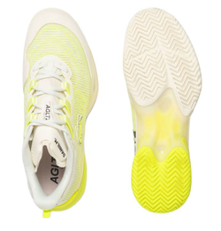 Мужские кроссовки теннисные Lacoste Sport AG-LT23 Ultra - off white/yellow