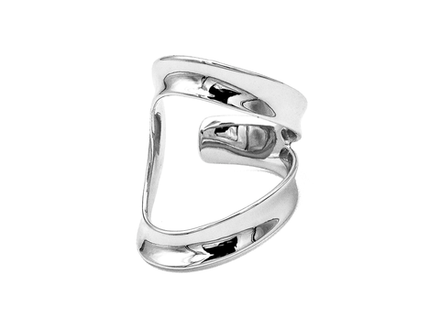 Кольцо "Ribbon heart"