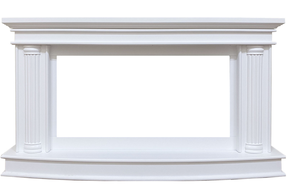 Каминокомплект Rome  - Белый с очагом Vision 42 LED