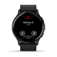 Смарт часы Garmin Venu 3 черные с серым безелем и кожаным ремешком