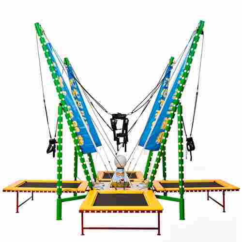 Банджи-батут «Скай-джамп», 4-местный, 6×6×4,5 м