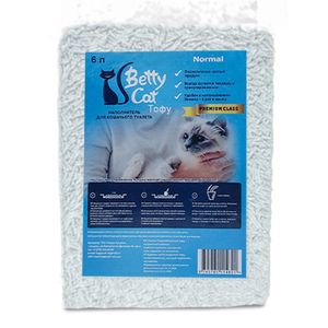 Наполнитель для кошачьего туалета Betty Cat Тофу Premium class Normal 6 л/уп