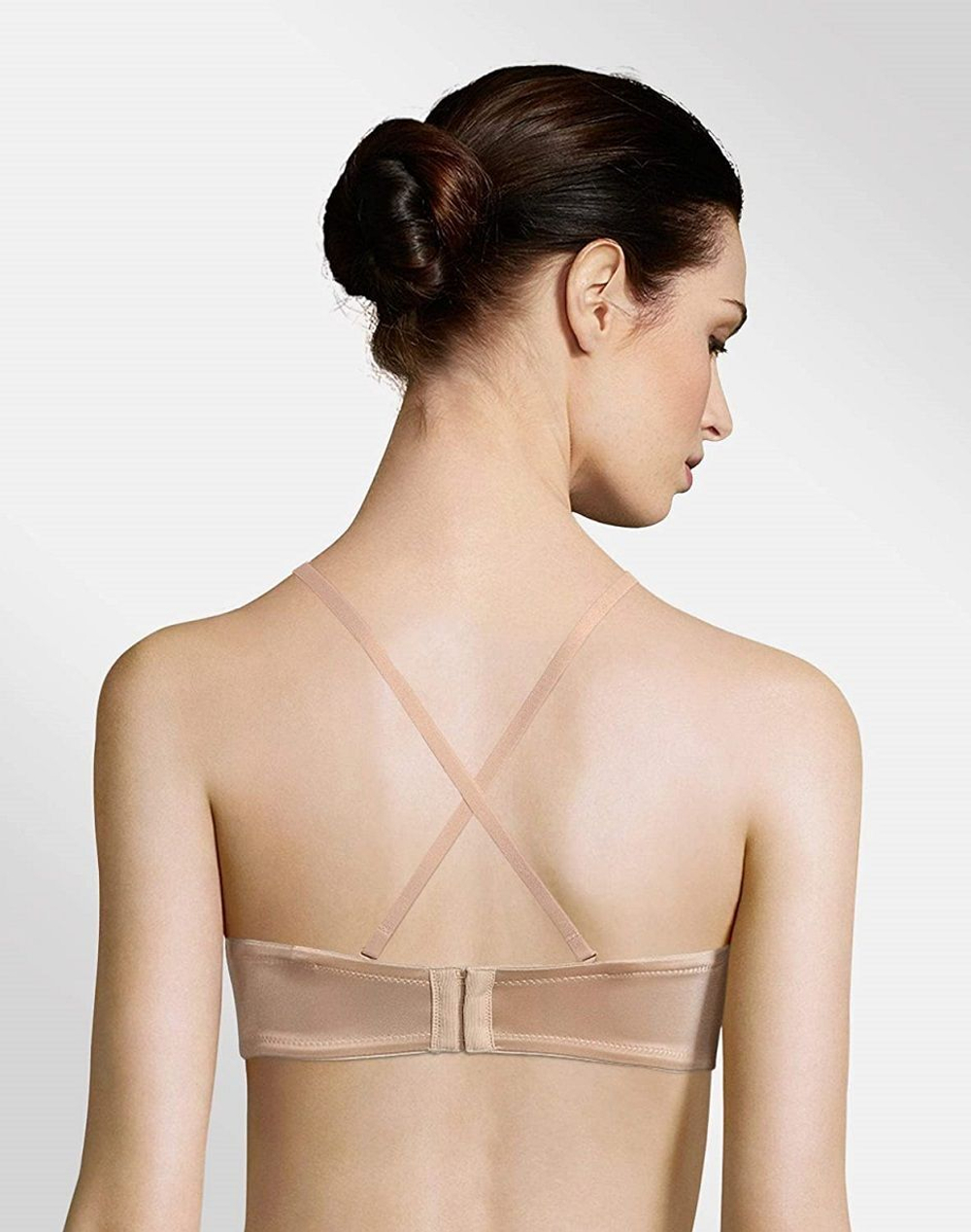 Бюстгальтер-балконет пуш-ап с гладкими бесшовными чашками (Размер: 80B) (Цвет: черный)