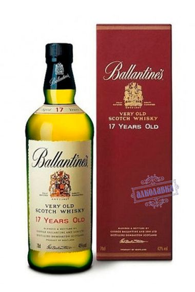 Баллантайнс. Шотландский виски, 17 лет выдержки. 0,7 л.