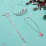 Набор карнавальный «Сказочный вечер» (палочка, ободок, подвеска, браслет), микс цветов