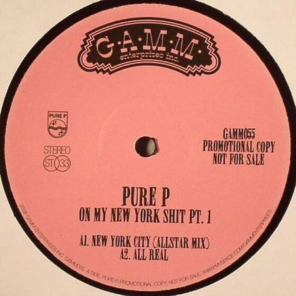 Pure P – On My New York Shit Pt. 1