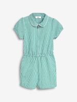 Комбинезон школьный на молнии для девочки Next 522-647, Зеленый