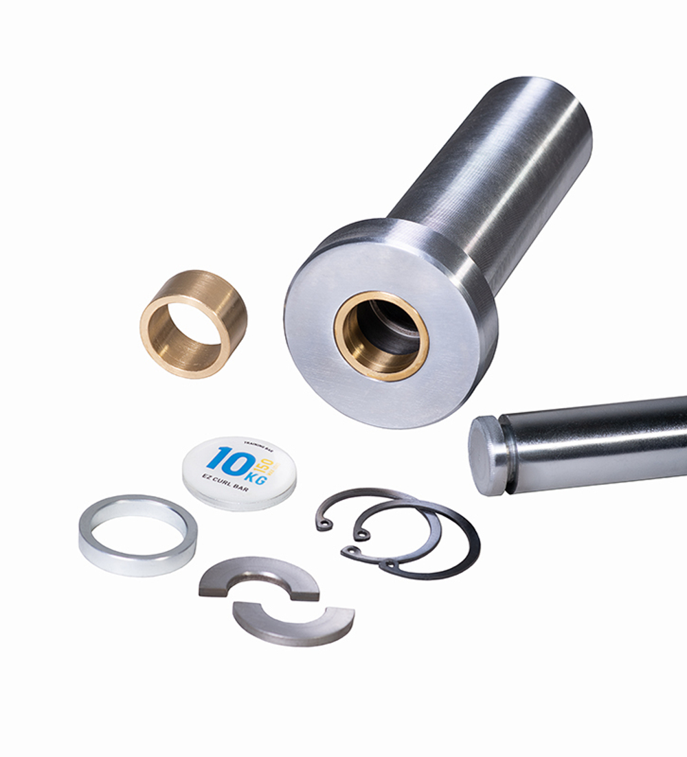 Гриф 10 кг EZ-образный max150 (хром)